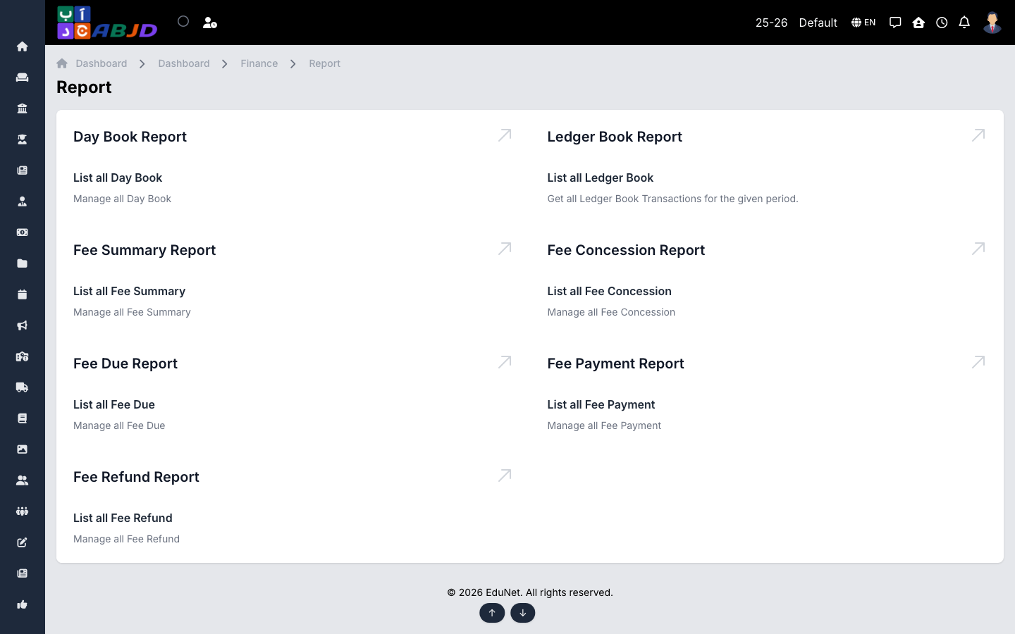 Finance reports