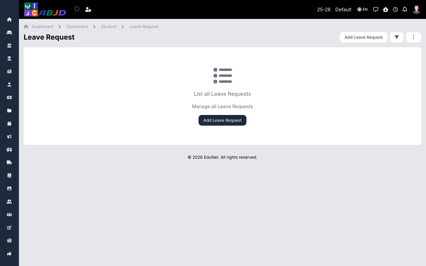 Leave requests list