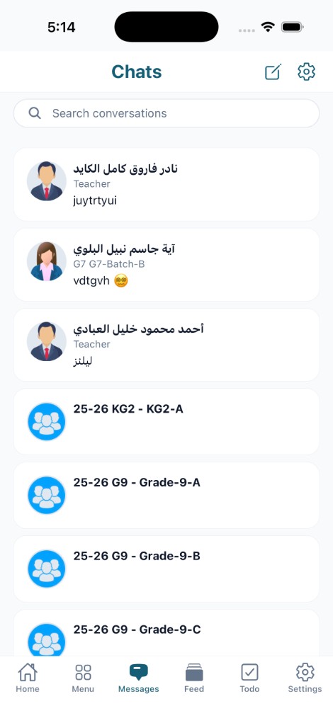 Direct parent messaging